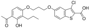 5-[3-(4-ACETYL-3-HYDROXY-2-PROPYLPHENOXY)PROPOXY]-3-CHLORO-1-BENZOTHIOPHENE-2-CARBOXYLIC ACID AldrichCPR