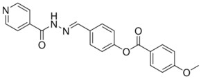 4-(2-ISONICOTINOYLCARBOHYDRAZONOYL)PHENYL 4-METHOXYBENZOATE AldrichCPR