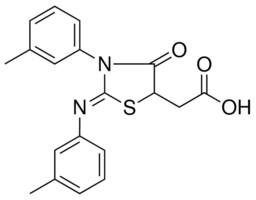 (4-OXO-3-M-TOLYL-2-M-TOLYLIMINO-THIAZOLIDIN-5-YL)-ACETIC ACID AldrichCPR
