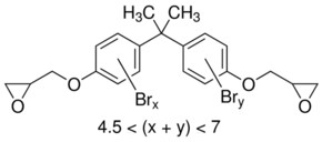 Bisphenol&#160;A diglycidyl ether, brominated mol wt 350-450&#160;g/epoxide by perchloric acid method