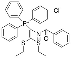 (1-BENZOYLAMINO-2,2-BIS-ETHYLSULFANYL-VINYL)-TRIPHENYL-PHOSPHONIUM, CHLORIDE AldrichCPR