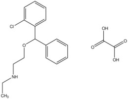 2-[(2-chlorophenyl)(phenyl)methoxy]-N-ethylethanamine oxalate AldrichCPR