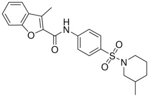 3-ME-N-(4-((3-METHYL-1-PIPERIDINYL)SULFONYL)PHENYL)-1-BENZOFURAN-2-CARBOXAMIDE AldrichCPR