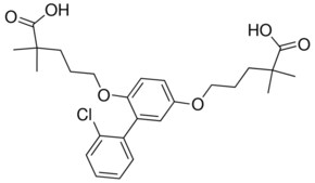 5-({5-[(4-carboxy-4-methylpentyl)oxy]-2'-chloro[1,1'-biphenyl]-2-yl}oxy)-2,2-dimethylpentanoic acid AldrichCPR