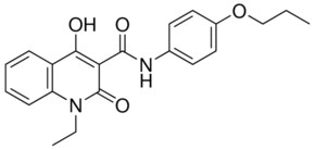 1-ETHYL-4-HYDROXY-2-OXO-N-(4-PROPOXYPHENYL)-1,2-DIHYDRO-3-QUINOLINECARBOXAMIDE AldrichCPR