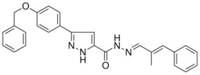 3-(4-(BENZYLOXY)PH)-N'-(2-ME-3-PH-2-PROPENYLIDENE)-1H-PYRAZOLE-5-CARBOHYDRAZIDE AldrichCPR