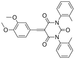 5-(3,4-DIMETHOXY-BENZYLIDENE)-1,3-DI-O-TOLYL-PYRIMIDINE-2,4,6-TRIONE AldrichCPR