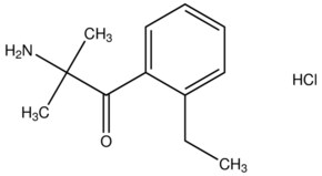 2-amino-1-(2-ethylphenyl)-2-methyl-1-propanone hydrochloride AldrichCPR