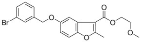 2-METHOXYETHYL 5-((3-BROMOBENZYL)OXY)-2-METHYL-1-BENZOFURAN-3-CARBOXYLATE AldrichCPR