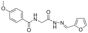 N-(2-(2-(2-FURYLMETHYLENE)HYDRAZINO)-2-OXOETHYL)-4-METHOXYBENZAMIDE AldrichCPR