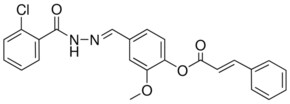 4-(2-(2-CHLOROBENZOYL)CARBOHYDRAZONOYL)-2-METHOXYPHENYL 3-PHENYLACRYLATE AldrichCPR