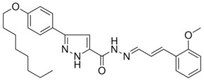 N'-(3-(2-MEO-PH)2-PROPENYLIDENE)-3-(4-(OCTYLOXY)PH)-1H-PYRAZOLE-5-CARBOHYDRAZIDE AldrichCPR