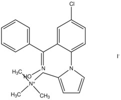 (1-{4-chloro-2-[(E)-(hydroxyimino)(phenyl)methyl]phenyl}-1H-pyrrol-2-yl)-N,N,N-trimethylmethanaminium iodide AldrichCPR