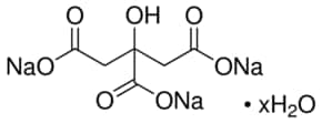 柠檬酸钠 水合物 ReagentPlus&#174;, &#8805;99%