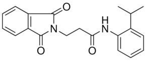 3-(1,3-DIOXO-1,3-DIHYDRO-ISOINDOL-2-YL)-N-(2-ISOPROPYL-PHENYL)-PROPIONAMIDE AldrichCPR