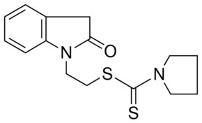 PYRROLIDINE-1-CARBODITHIOIC ACID 2-(2-OXO-2,3-DIHYDRO-INDOL-1-YL)-ETHYL ESTER AldrichCPR