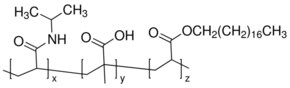 聚(N-异丙基丙烯酰胺-co-甲基丙烯酸-co-丙烯酸十八酯) 5&#160;mol % in methacrylic acid, 1&#160;mol % in octadecyl acrylate, Mn 30,000-60,000