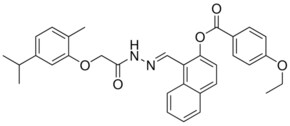 1-(2-((5-ISOPROPYL-2-ME-PHENOXY)AC)CARBOHYDRAZONOYL)-2-NAPHTHYL 4-ETHOXYBENZOATE AldrichCPR