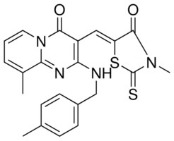 9-METHYL-2-[(4-METHYLBENZYL)AMINO]-3-[(Z)-(3-METHYL-4-OXO-2-THIOXO-1,3-THIAZOLIDIN-5-YLIDENE)METHYL]-4H-PYRIDO[1,2-A]PYRIMIDIN-4-ONE AldrichCPR