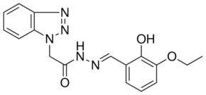 2-BENZOTRIAZOL-1-YL-ACETIC ACID (3-ETHOXY-2-HYDROXY-BENZYLIDENE)-HYDRAZIDE AldrichCPR