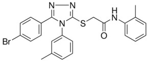 2-{[5-(4-BROMOPHENYL)-4-(3-METHYLPHENYL)-4H-1,2,4-TRIAZOL-3-YL]SULFANYL}-N-(2-METHYLPHENYL)ACETAMIDE AldrichCPR
