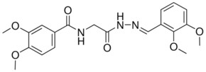 N-(2-(2-(2,3-DIMETHOXYBENZYLIDENE)HYDRAZINO)-2-OXOETHYL)-3,4-DIMETHOXYBENZAMIDE AldrichCPR