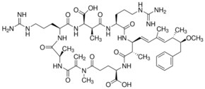Microcystin-RR solution 10&#160;&#956;g/mL in methanol, analytical standard