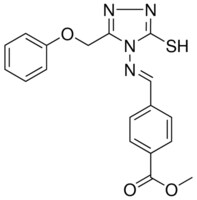 ME 4-(((3-MERCAPTO-5-(PHENOXYMETHYL)-4H-1,2,4-TRIAZOL-4-YL)IMINO)METHYL)BENZOATE AldrichCPR