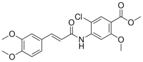 METHYL 5-CHLORO-4-((3-(3,4-DIMETHOXYPHENYL)ACRYLOYL)AMINO)-2-METHOXYBENZOATE AldrichCPR