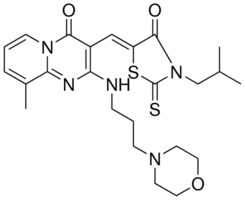 3-[(Z)-(3-ISOBUTYL-4-OXO-2-THIOXO-1,3-THIAZOLIDIN-5-YLIDENE)METHYL]-9-METHYL-2-{[3-(4-MORPHOLINYL)PROPYL]AMINO}-4H-PYRIDO[1,2-A]PYRIMIDIN-4-ONE AldrichCPR