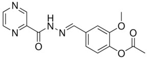 2-METHOXY-4-(2-(2-PYRAZINYLCARBONYL)CARBOHYDRAZONOYL)PHENYL ACETATE AldrichCPR