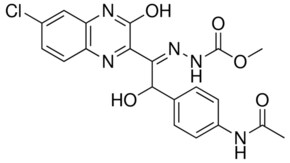 METHYL (2Z)-2-[2-[4-(ACETYLAMINO)PHENYL]-1-(6-CHLORO-3-HYDROXY-2-QUINOXALINYL)-2-HYDROXYETHYLIDENE]HYDRAZINECARBOXYLATE AldrichCPR