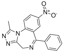 1-methyl-8-nitro-6-phenyl-4H-[1,2,4]triazolo[4,3-a][1,4]benzodiazepine AldrichCPR