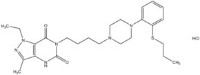 1-ethyl-3-methyl-6-(4-{4-[2-(propylsulfanyl)phenyl]-1-piperazinyl}butyl)-1H-pyrazolo[4,3-d]pyrimidine-5,7(4H,6H)-dione hydrochloride AldrichCPR