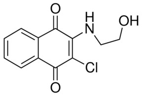 2-chloro-3-[(2-hydroxyethyl)amino]naphthoquinone AldrichCPR