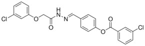 4-(2-((3-CHLOROPHENOXY)ACETYL)CARBOHYDRAZONOYL)PHENYL 3-CHLOROBENZOATE AldrichCPR