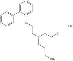 N-[2-([1,1'-biphenyl]-2-yloxy)ethyl]-N-(2-chloroethyl)-1-butanamine hydrochloride AldrichCPR