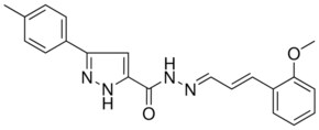 5-P-TOLYL-2H-PYRAZOLE-3-CARBOXYLIC ACID (3-(2-MEO-PHENYL)-ALLYLIDENE)-HYDRAZIDE AldrichCPR