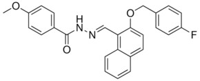 N'-((2-((4-FLUOROBENZYL)OXY)-1-NAPHTHYL)METHYLENE)-4-METHOXYBENZOHYDRAZIDE AldrichCPR