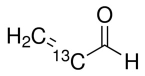 Acrolein-2-13C &#8805;99 atom % 13C, &#8805;90% (CP), contains hydroquinone as stabilizer