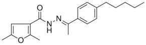 2,5-DIMETHYL-FURAN-3-CARBOXYLIC ACID (1-(4-PENTYL-PHENYL)-ETHYLIDENE)-HYDRAZIDE AldrichCPR