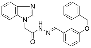 2-BENZOIMIDAZOL-1-YL-ACETIC ACID (3-BENZYLOXY-BENZYLIDENE)-HYDRAZIDE AldrichCPR