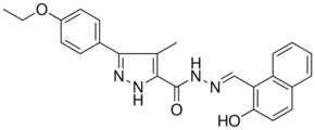 3-(4-ETHOXYPHENYL)-N'-[(E)-(2-HYDROXY-1-NAPHTHYL)METHYLIDENE]-4-METHYL-1H-PYRAZOLE-5-CARBOHYDRAZIDE AldrichCPR