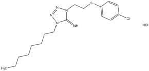 1-{2-[(4-chlorophenyl)sulfanyl]ethyl}-4-octyl-1,4-dihydro-5H-tetraazol-5-imine hydrochloride AldrichCPR