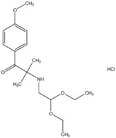 2-[(2,2-diethoxyethyl)amino]-1-(4-methoxyphenyl)-2-methyl-1-propanone hydrochloride AldrichCPR