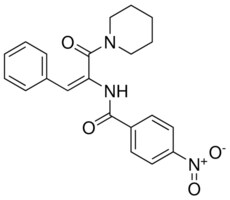 4-NITRO-N-(2-PHENYL-1-(PIPERIDINE-1-CARBONYL)-VINYL)-BENZAMIDE AldrichCPR