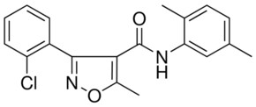 3-(2-CHLOROPHENYL)-N-(2,5-DIMETHYLPHENYL)-5-METHYL-4-ISOXAZOLECARBOXAMIDE AldrichCPR