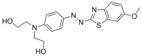 (E)-2,2'-(4-((6-methoxybenzo[d]thiazol-2-yl)diazenyl)phenylazanediyl)diethanol AldrichCPR
