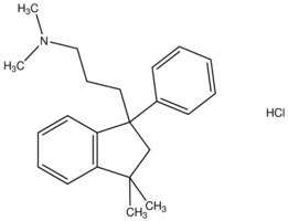 N-[3-(3,3-dimethyl-1-phenyl-2,3-dihydro-1H-inden-1-yl)propyl]-N,N-dimethylamine hydrochloride AldrichCPR