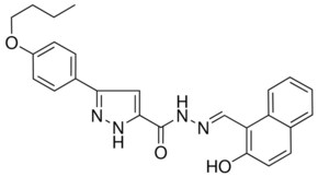 3-(4-BUTOXYPHENYL)-N'-((2-HO-1-NAPHTHYL)METHYLENE)-1H-PYRAZOLE-5-CARBOHYDRAZIDE AldrichCPR